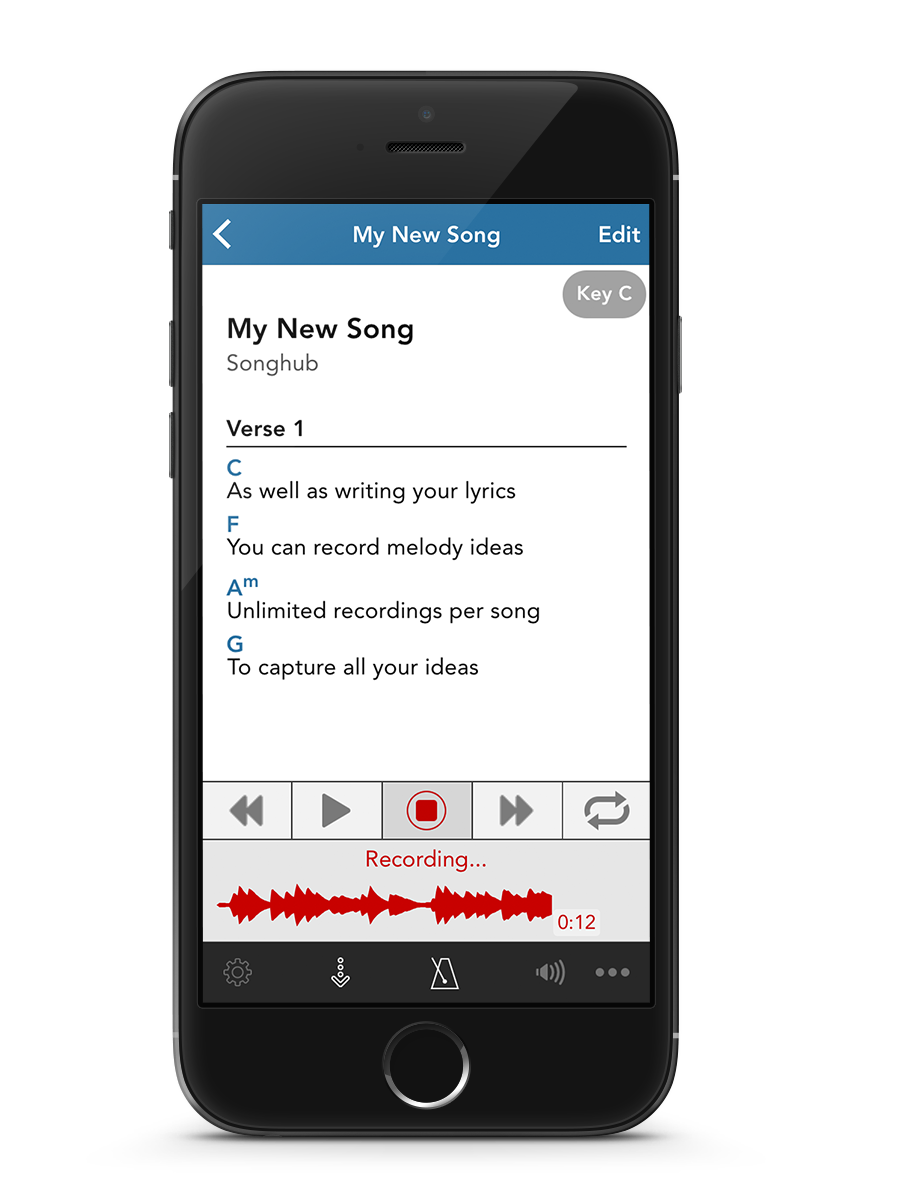 Recording on iPhone